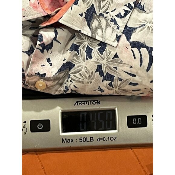 Tommy Bahama Island Zone Hawaian  Floral Long Sleeve Button Down Men's Shirt Siz - Picture 10 of 10